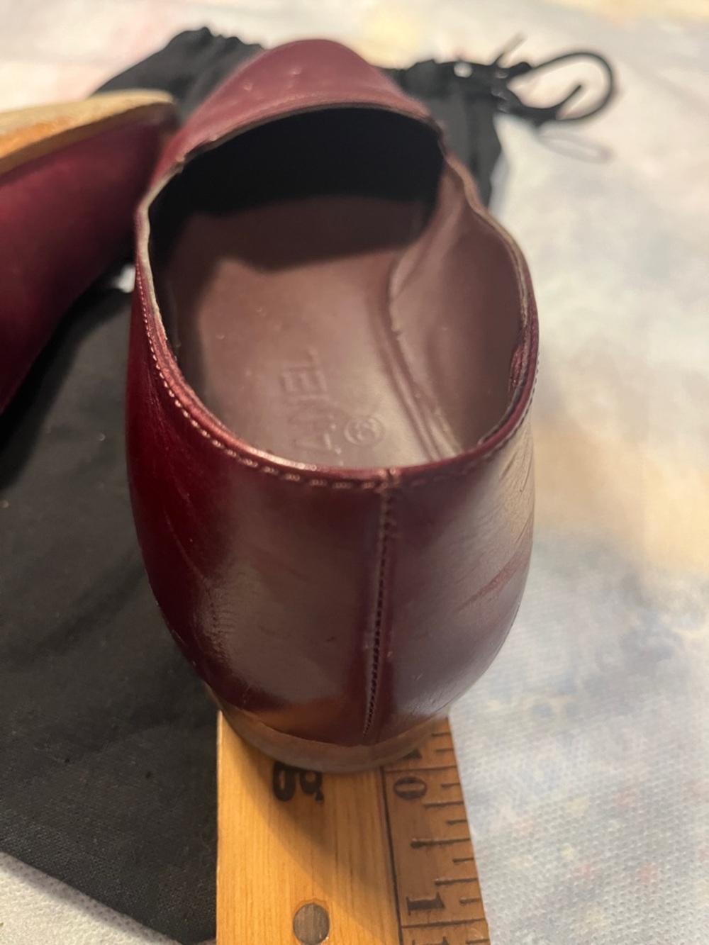 CHANEL Women's Deep Red Burgundy Leather Loafers 38.5 - Picture 12 of 13